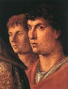 BELLINI, Giovanni Presentation at the Temple (detail)  jl oil painting on canvas